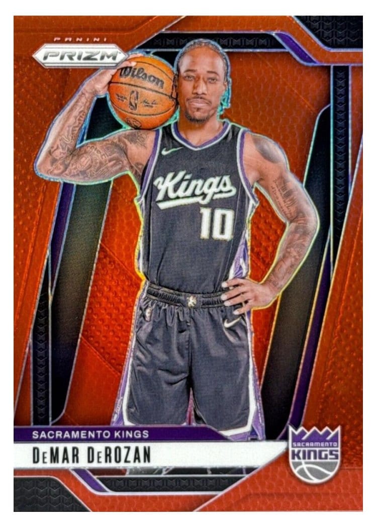 2024-25 Panini Prizm Base Set DeMar DeRozan #117 card