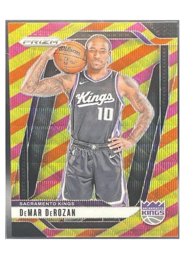 2024-25 Panini Prizm Base Set DeMar DeRozan #117 card