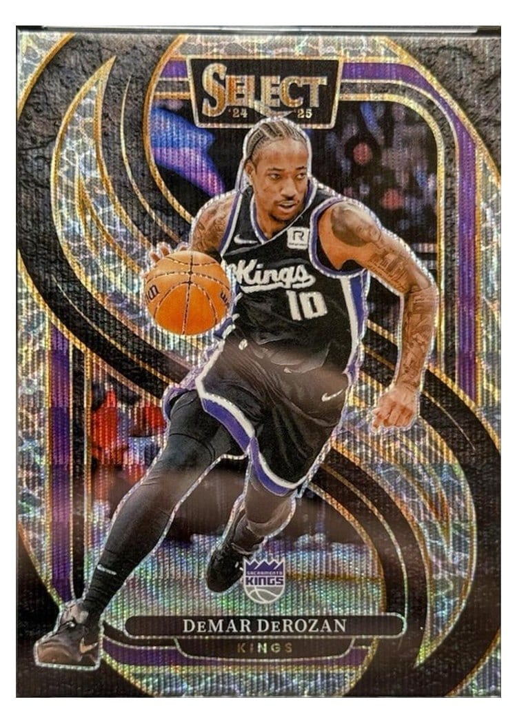 2024-25 Panini Select Base Set DeMar DeRozan Elephant Prizm #122 card