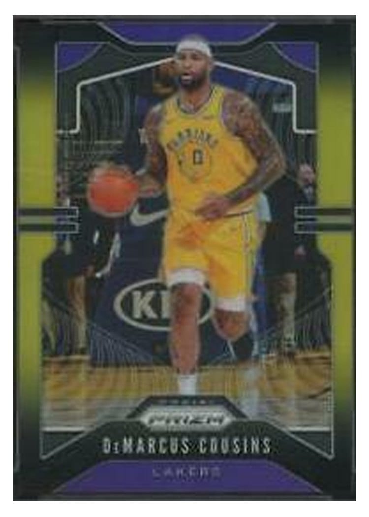 2019-20 Panini Prizm Base Set DeMarcus Cousins #103 card