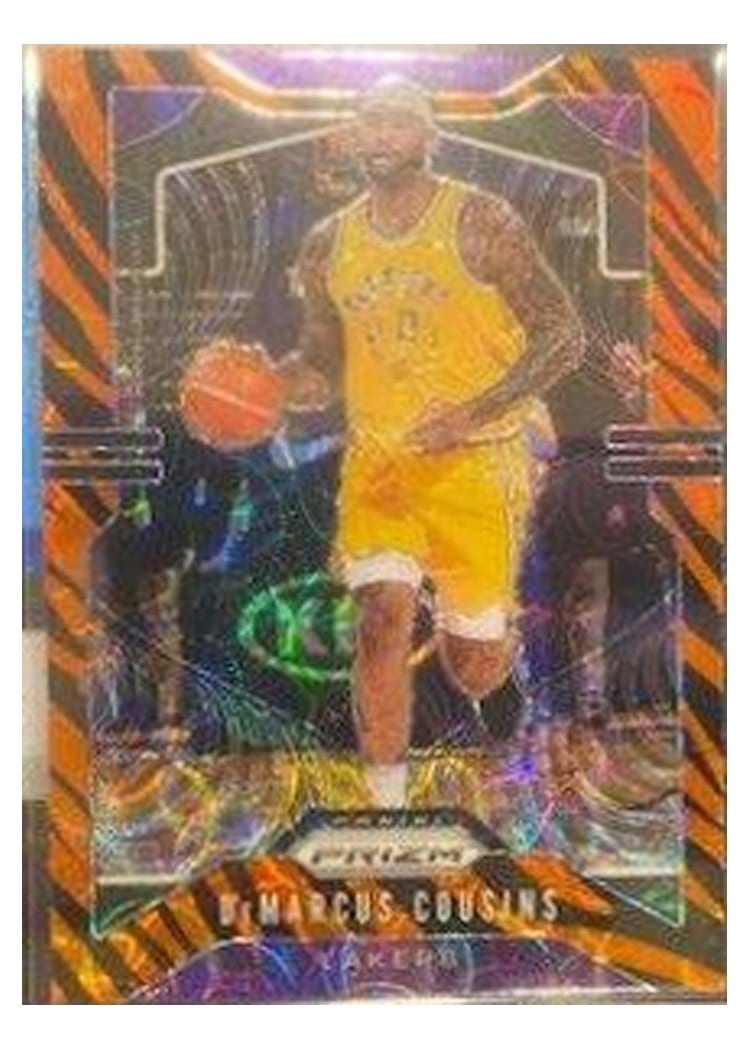 2019-20 Panini Prizm Base Set DeMarcus Cousins Tiger Stripe Choice Prizm #103