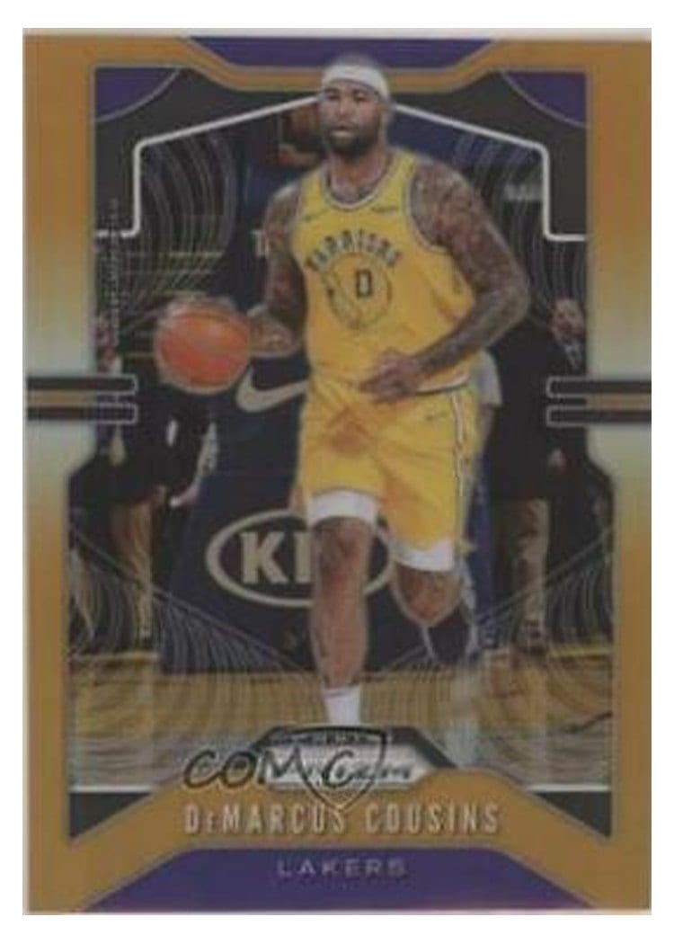 2019-20 Panini Prizm Base Set DeMarcus Cousins #103 card