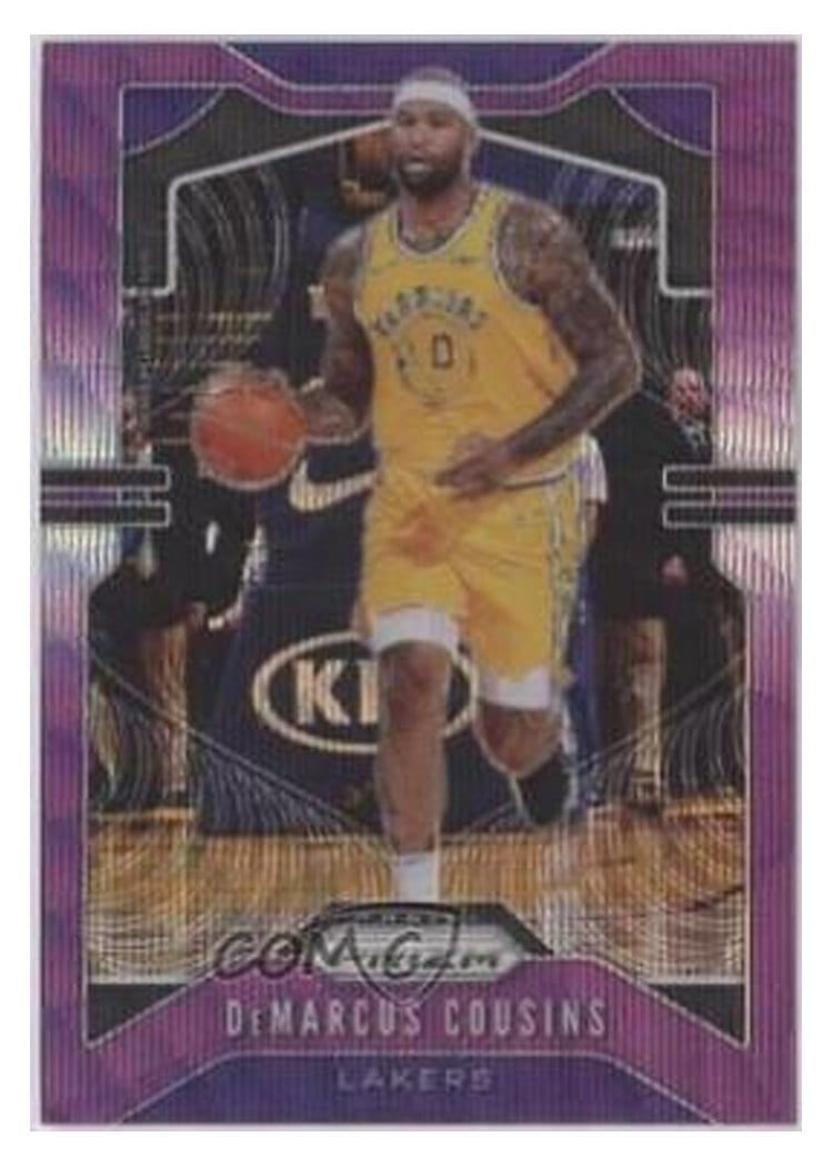 2019-20 Panini Prizm Base Set DeMarcus Cousins #103 card