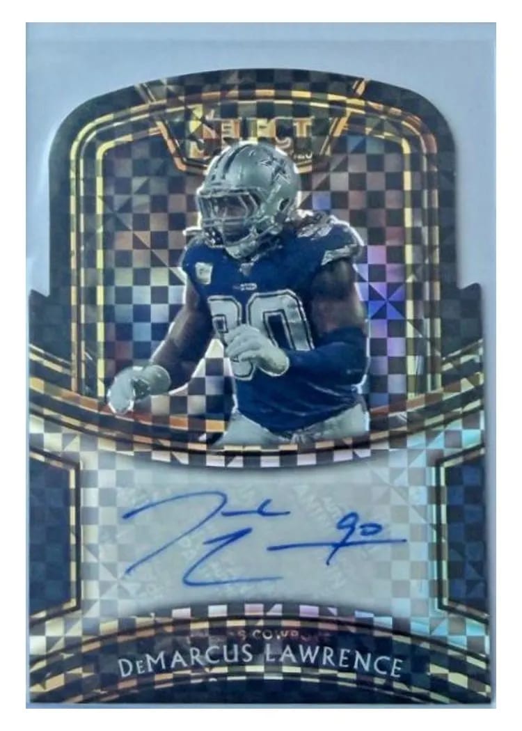 2020 Panini Select Signatures DeMarcus Lawrence #SI-DML card