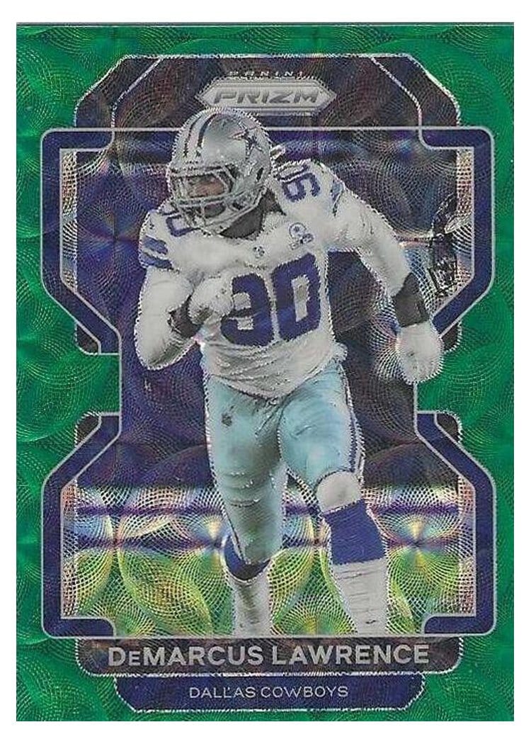 2021 Panini Prizm Base Set DeMarcus Lawrence #244 card