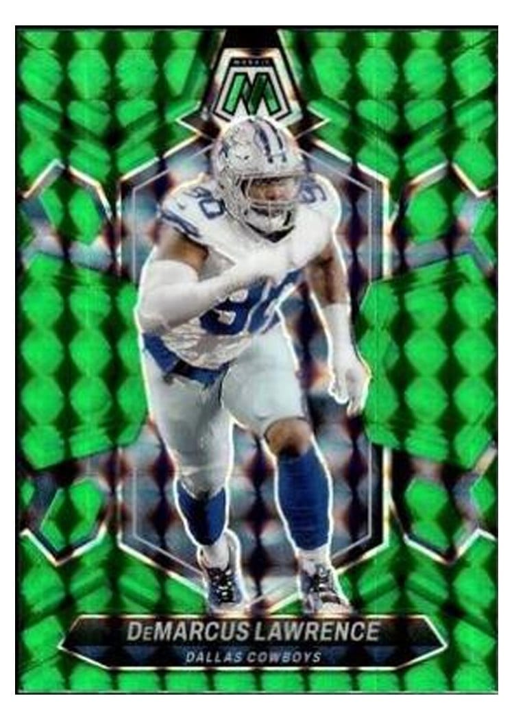 2024 Panini Mosaic Base Set DeMarcus Lawrence Green #61 card