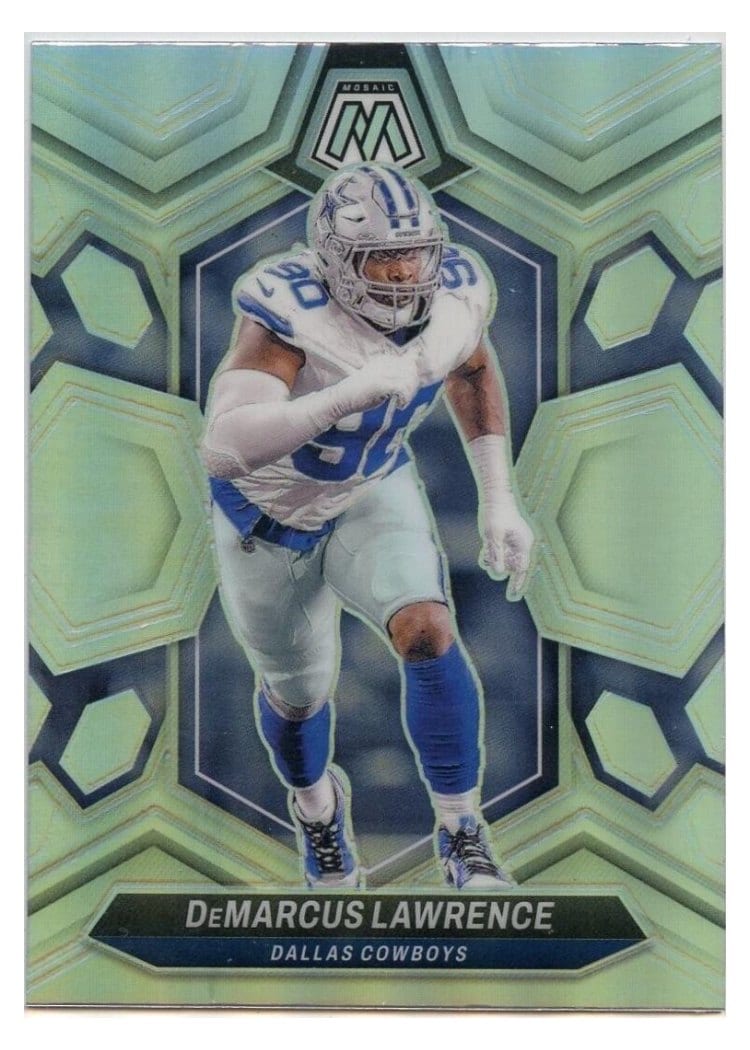 2024 Panini Mosaic Base Set DeMarcus Lawrence Silver #61 card
