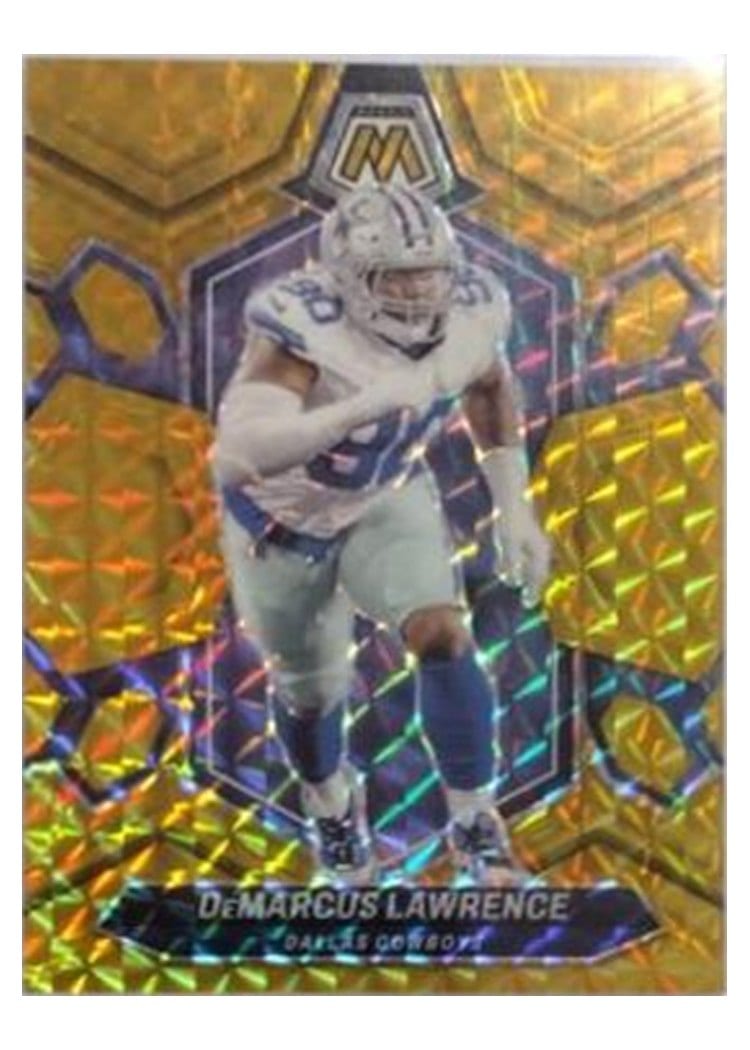 2024 Panini Mosaic Base Set DeMarcus Lawrence Gold #61 card