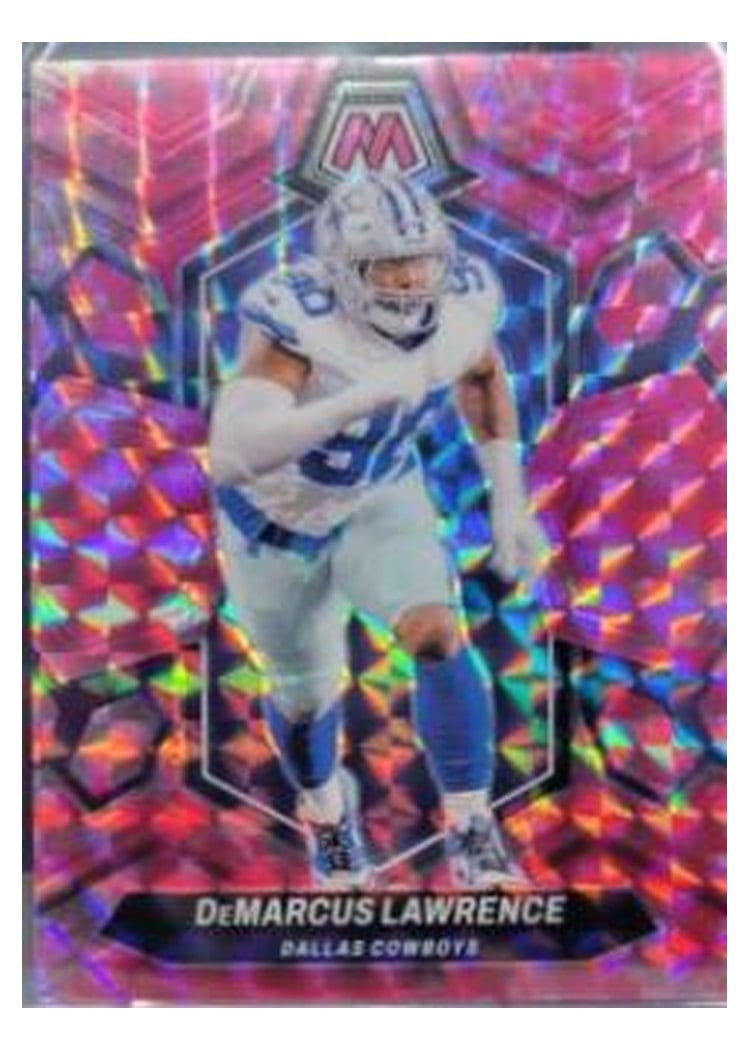 2024 Panini Mosaic Base Set DeMarcus Lawrence Camo Pink #61 card