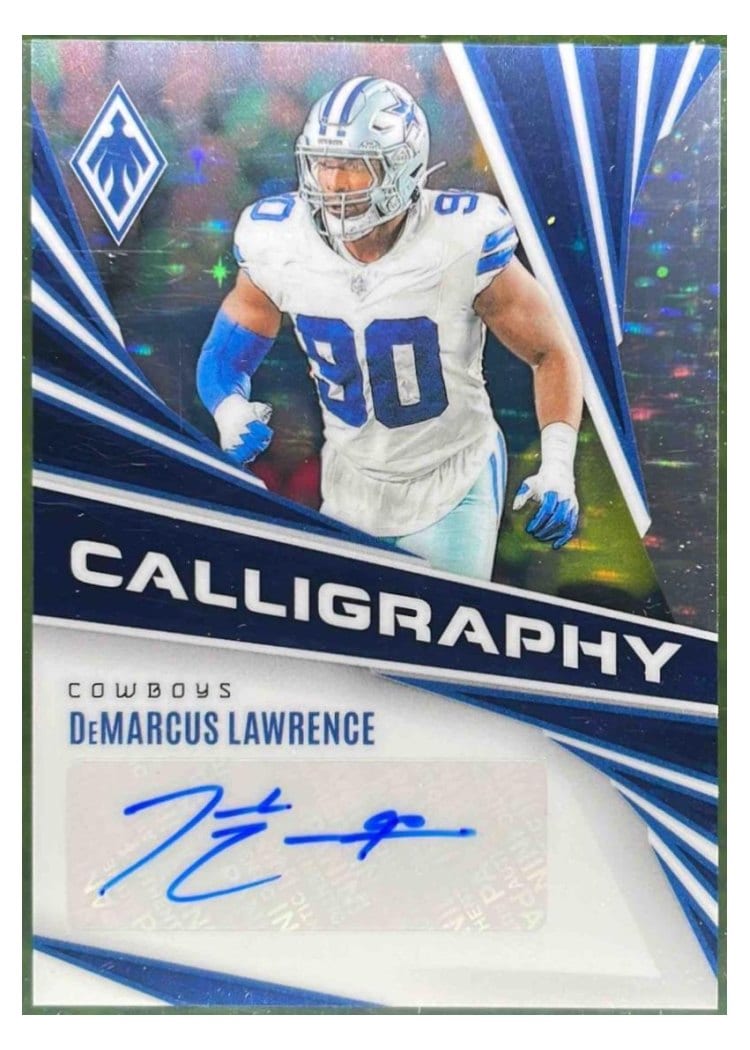 2024 Panini Phoenix Calligraphy DeMarcus Lawrence #C-DLE card