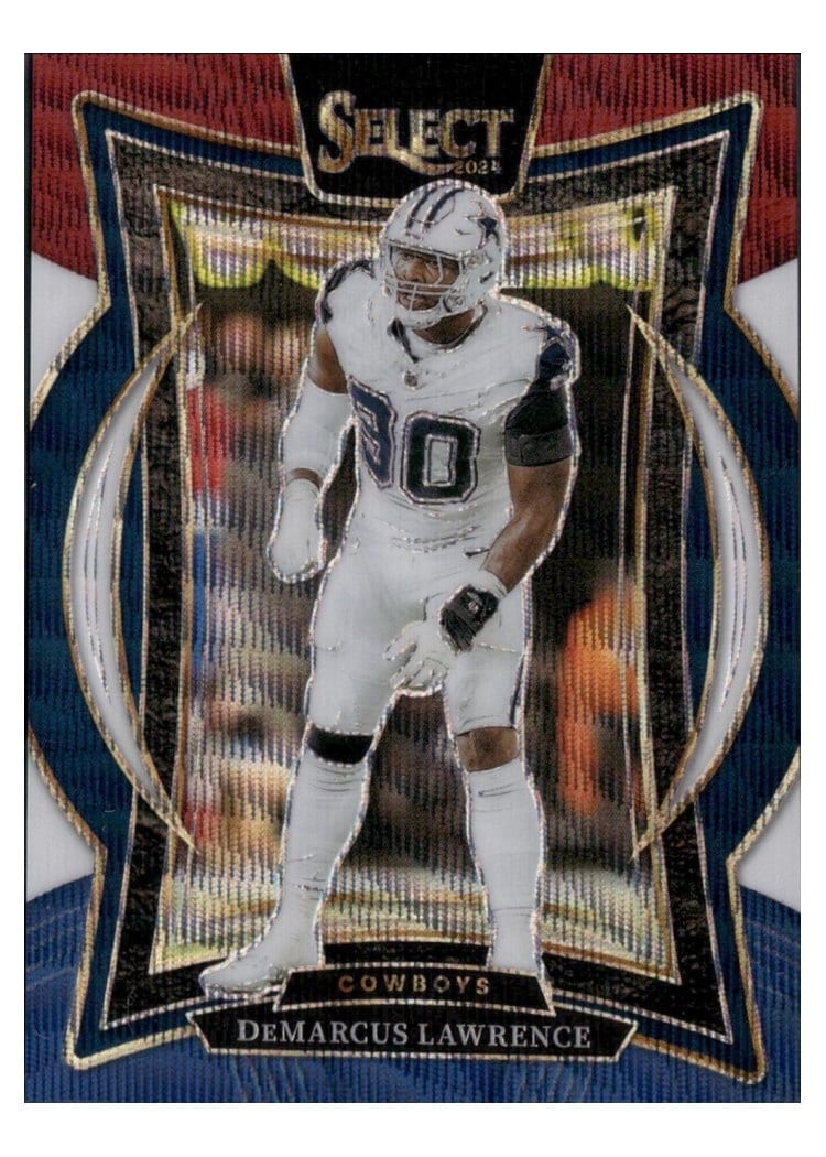 2024 Panini Select Base Set DeMarcus Lawrence Copper Prizm Shock #47 card