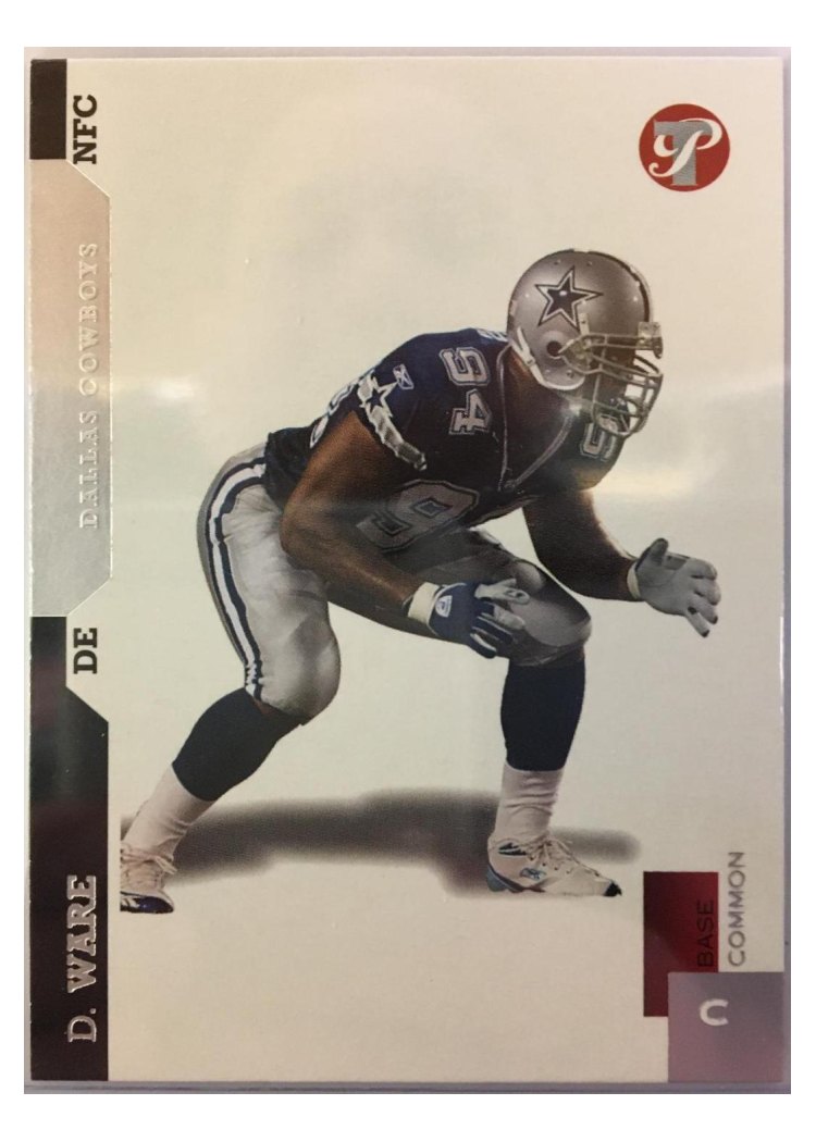 2005 Topps Pristine Demarcus Ware #54 card