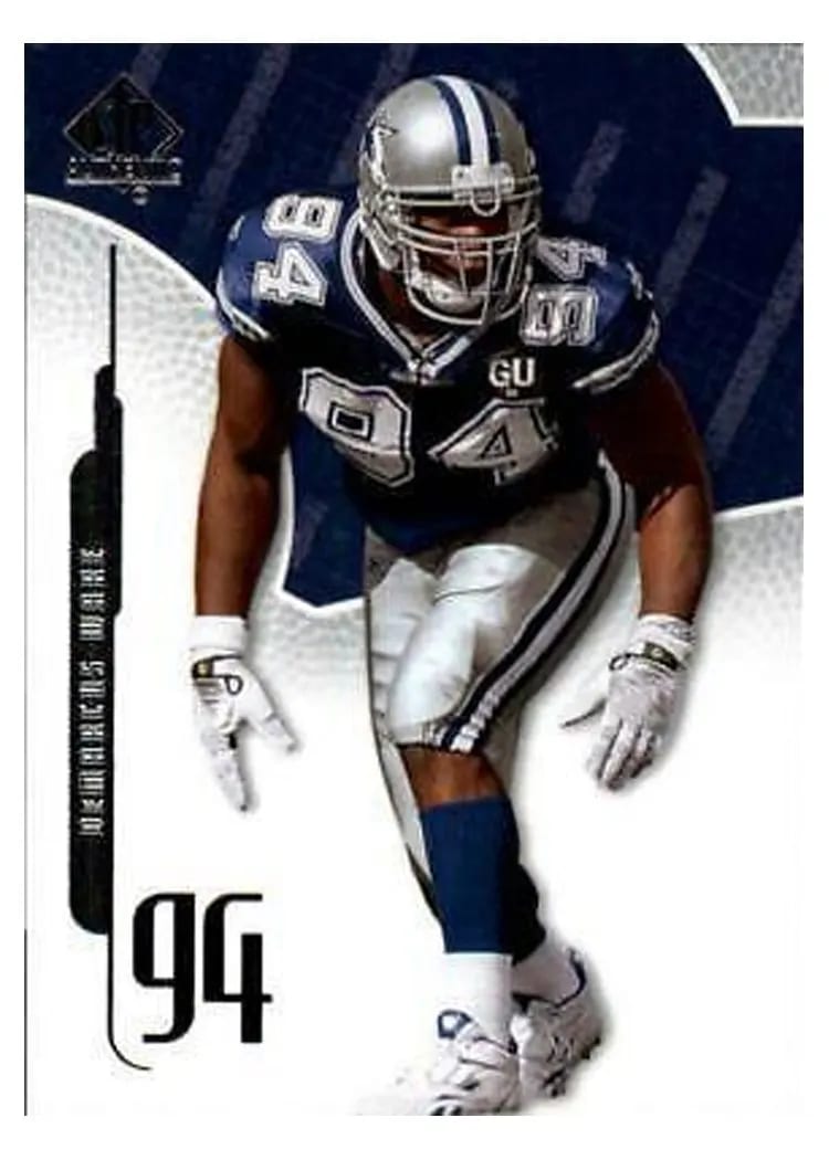 2008 SP Authentic DeMarcus Ware #52 card