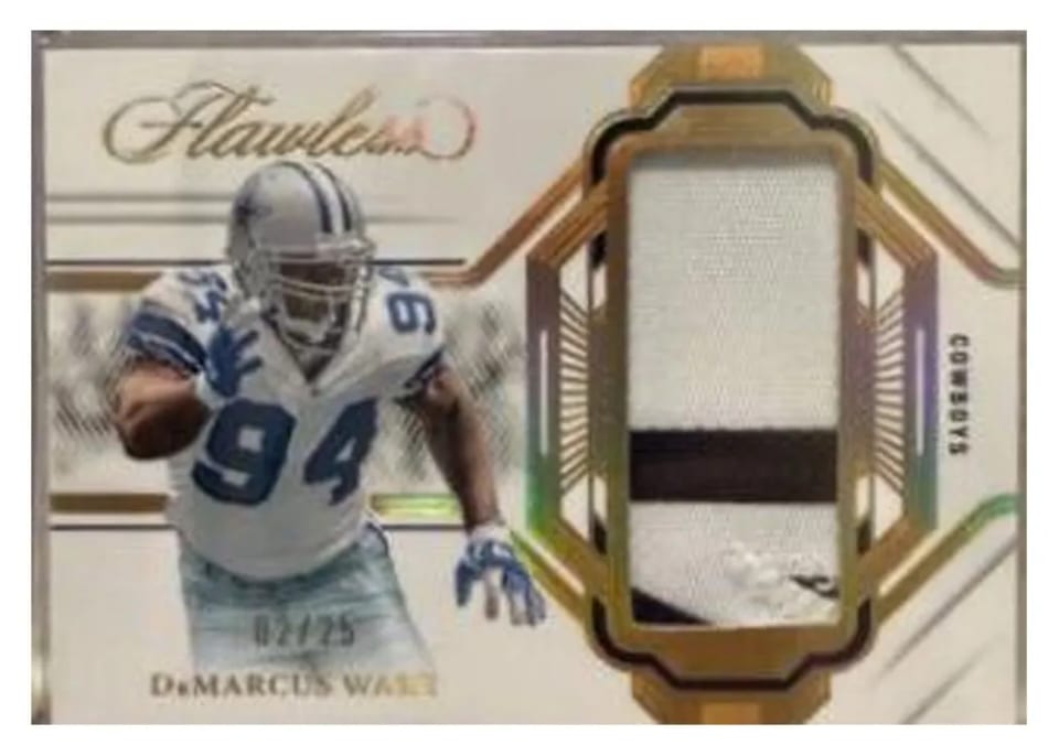 2023 Panini Flawless Patch DeMarcus Ware #9 card