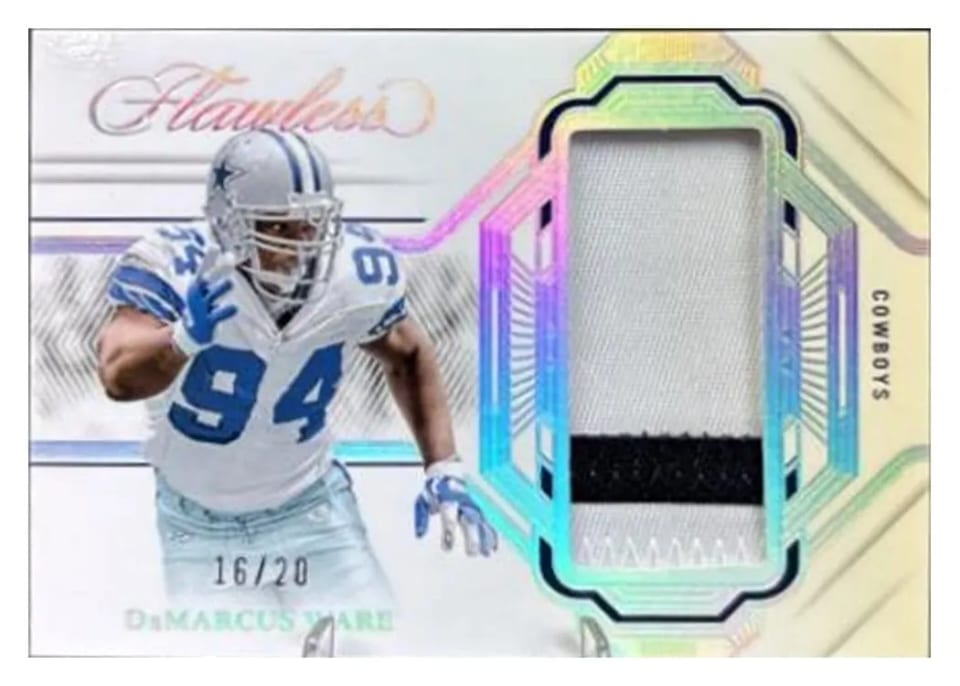 2023 Panini Flawless Patch DeMarcus Ware #9 card