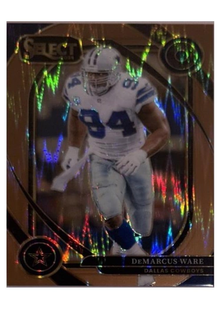 2024 Panini Select Base Set DeMarcus Ware Copper Prizm Shock #247 card