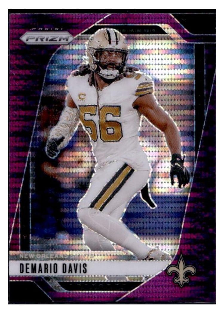 2024 Panini Prizm Base Set Demario Davis Purple Pulsar #207 card