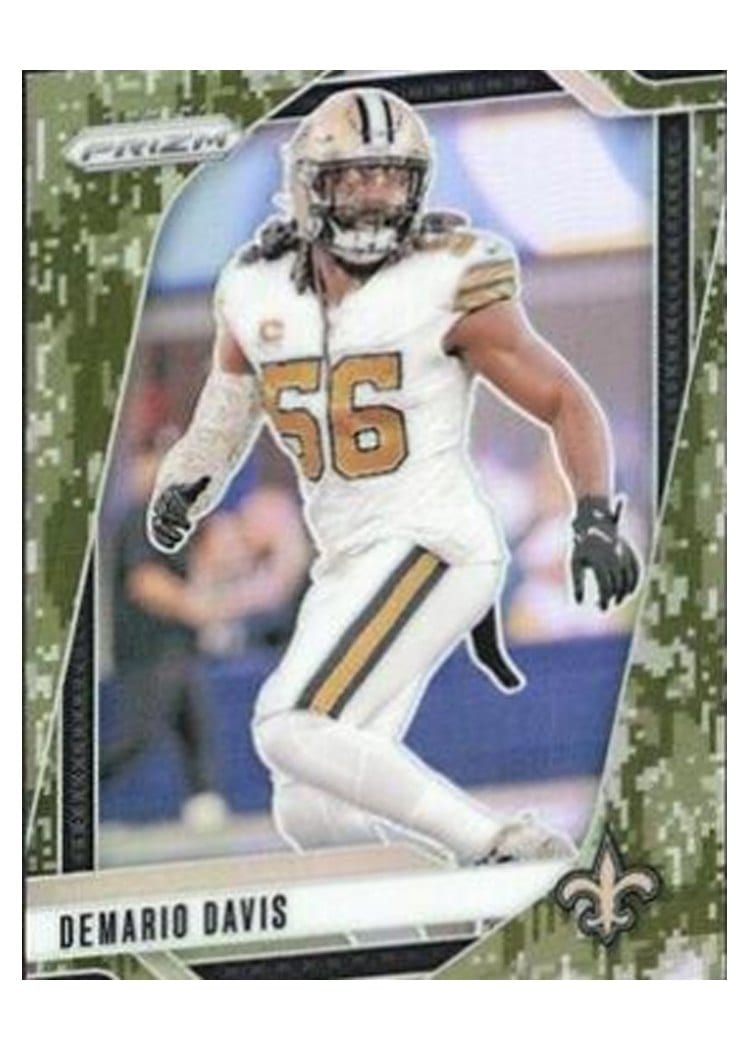2024 Panini Prizm Base Set Demario Davis Forest Camo #207 card