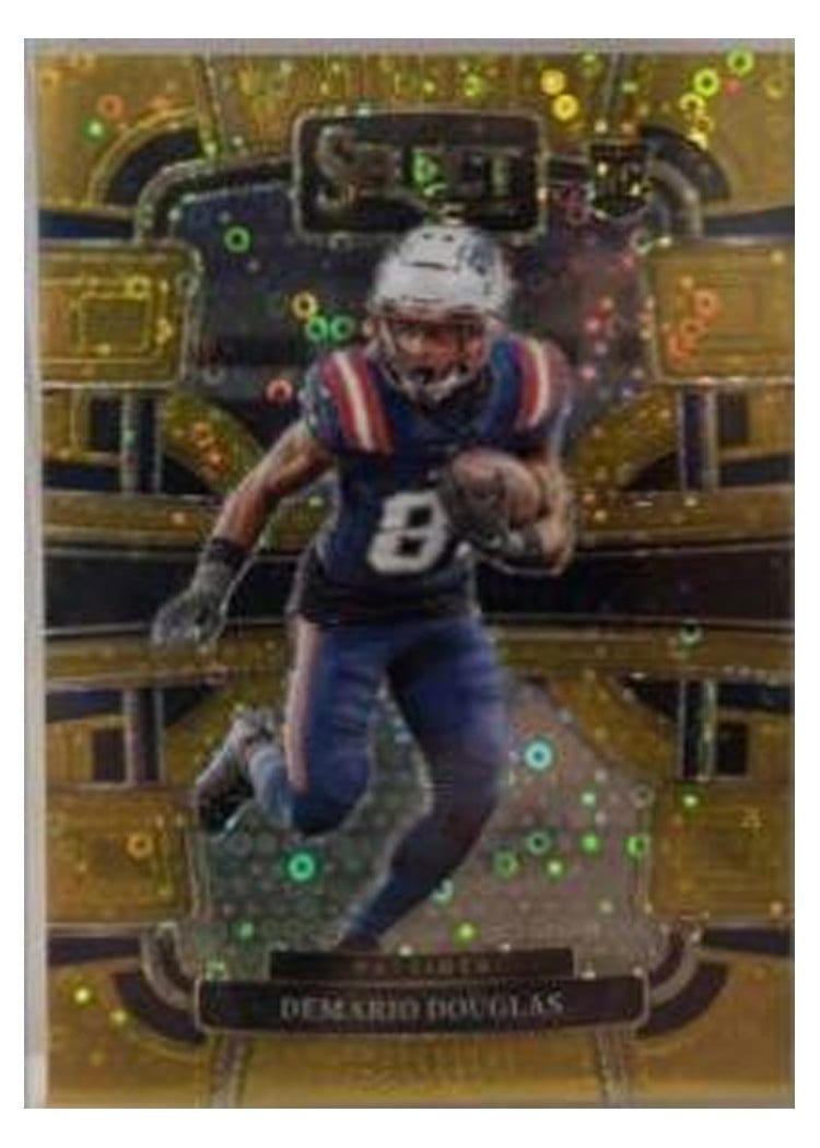 2023 Panini Select Base Set Demario Douglas Disco Gold Prizm #68