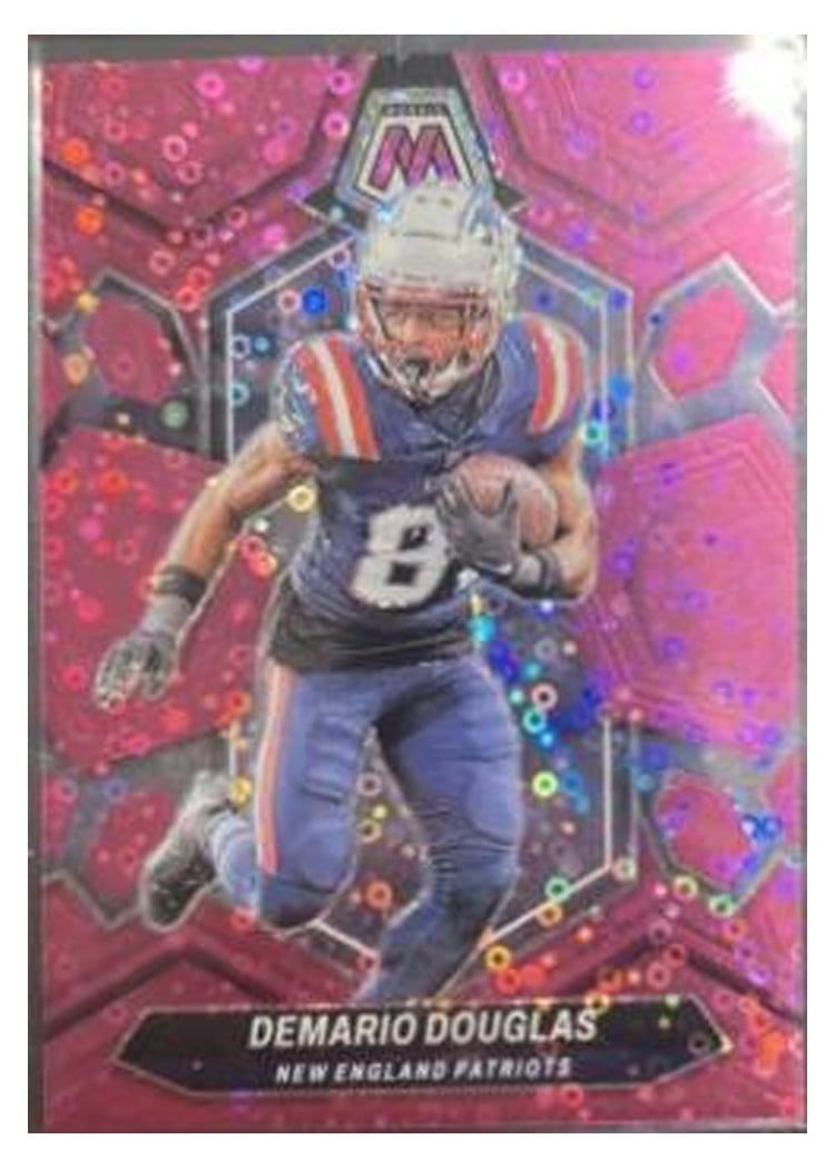 2024 Panini Mosaic Base Set Demario Douglas No Huddle Pink #151 card