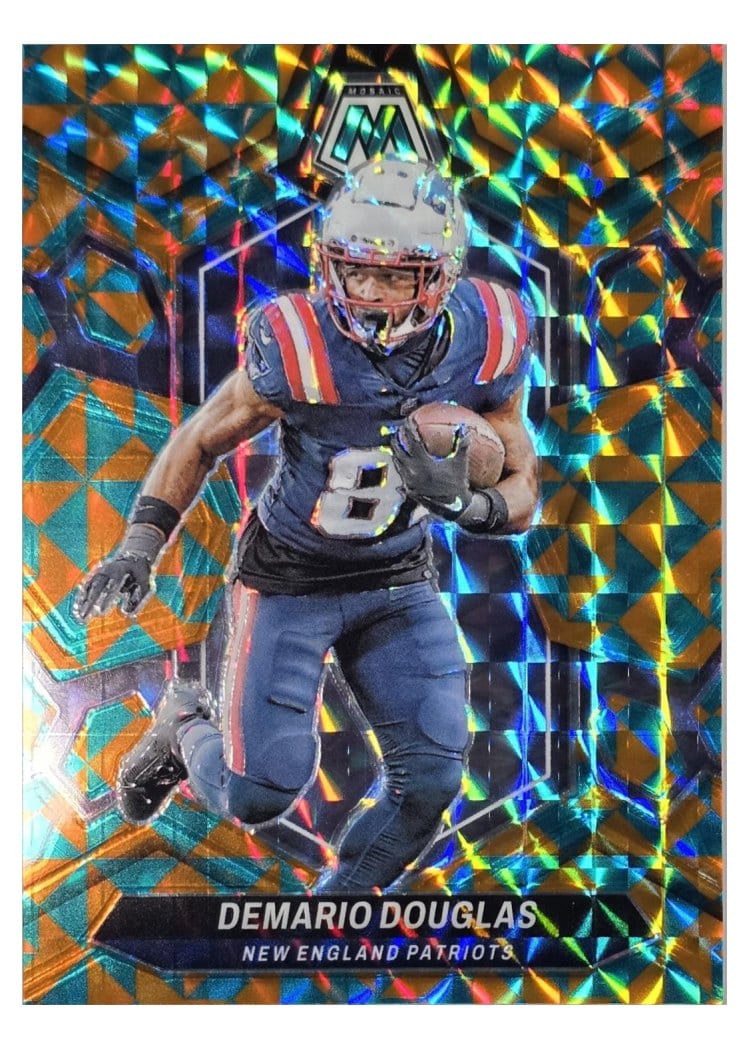 2024 Panini Mosaic Base Set Demario Douglas Tessellation #151 card