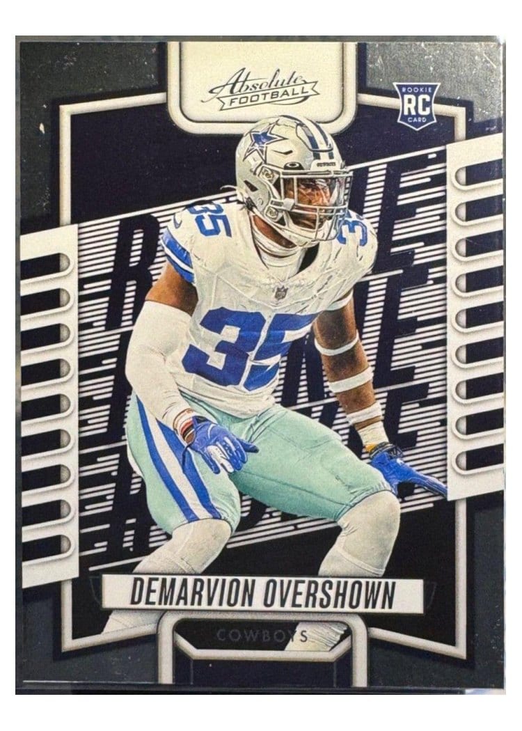 2023 Panini Absolute Rookies Demarvion Overshown #186 card
