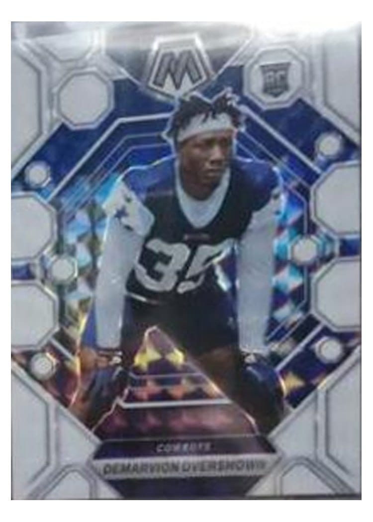 2023 Panini Mosaic Base Set Demarvion Overshown #308 card