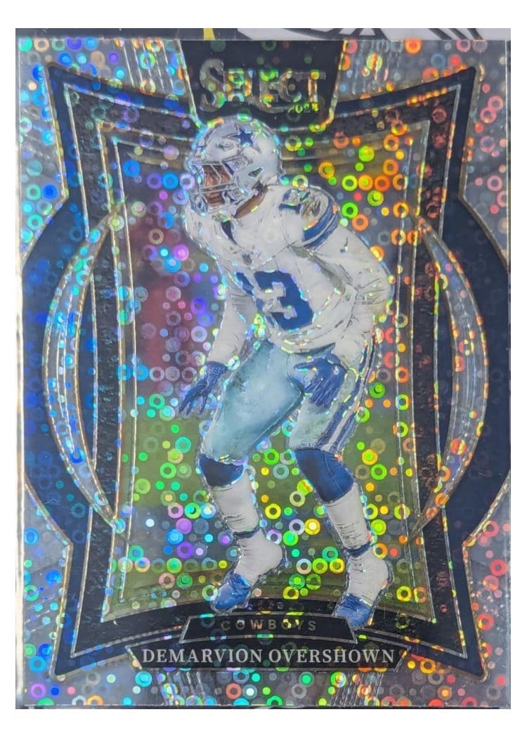2024 Panini Select Base Set Demarvion Overshown Disco Prizm #48 card