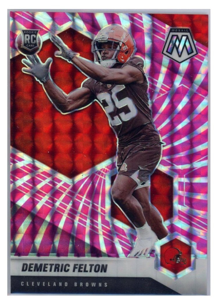 2021 Panini Mosaic Base Set Demetric Felton #394 card