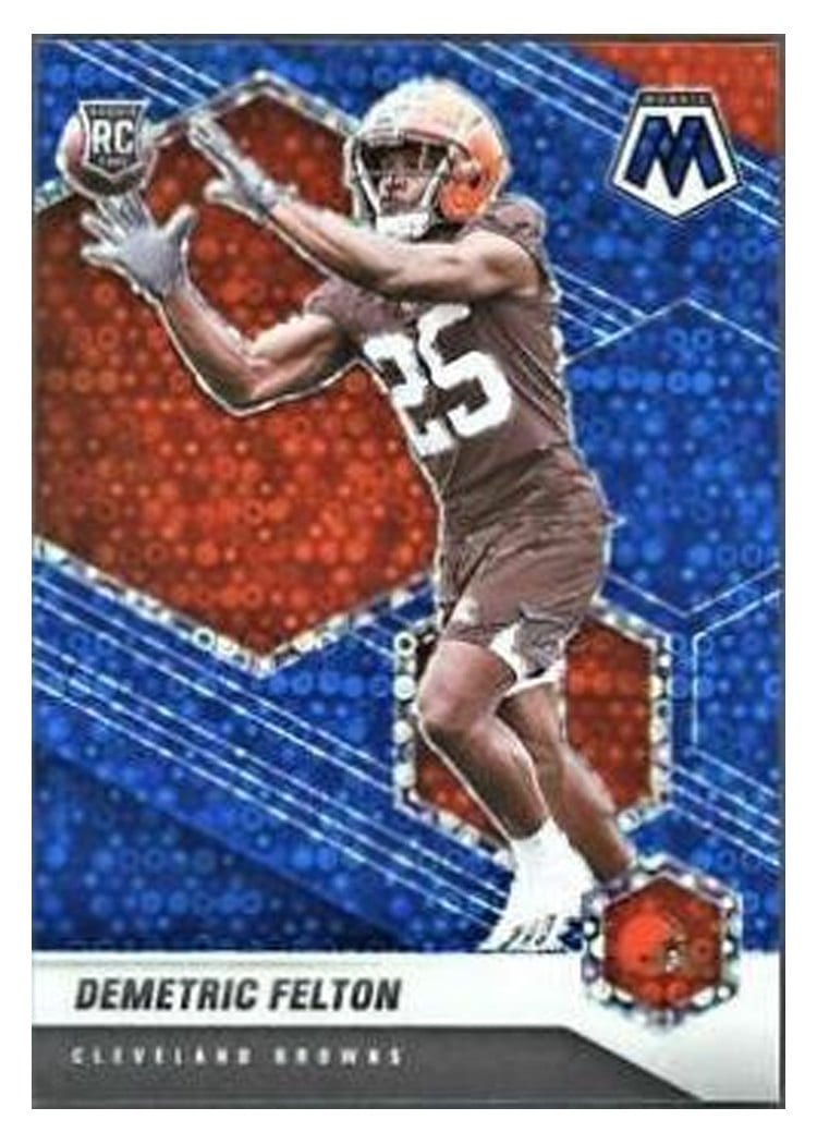 2021 Panini Mosaic Base Set Demetric Felton #394 card