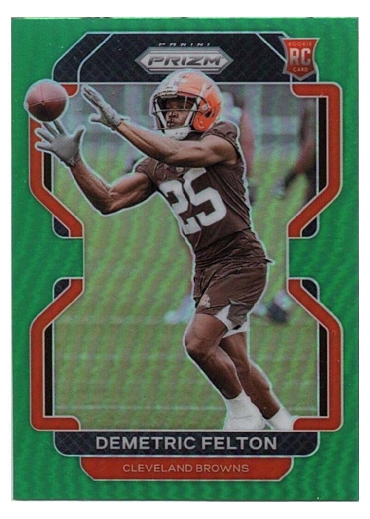 2021 Panini Prizm Base Set Demetric Felton #411 card