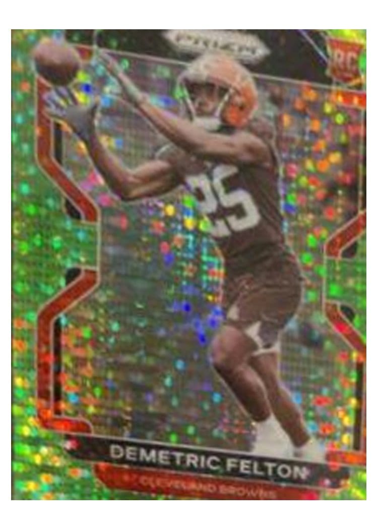 2021 Panini Prizm Base Set Demetric Felton #411 card