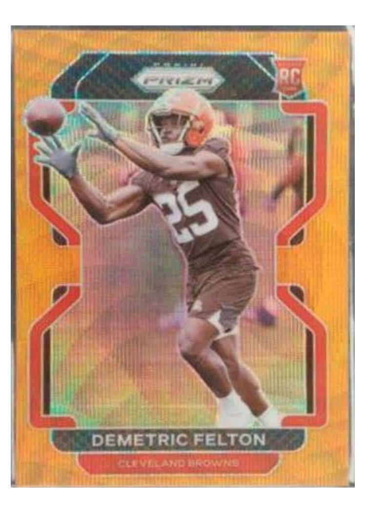 2021 Panini Prizm Base Set Demetric Felton #411 card