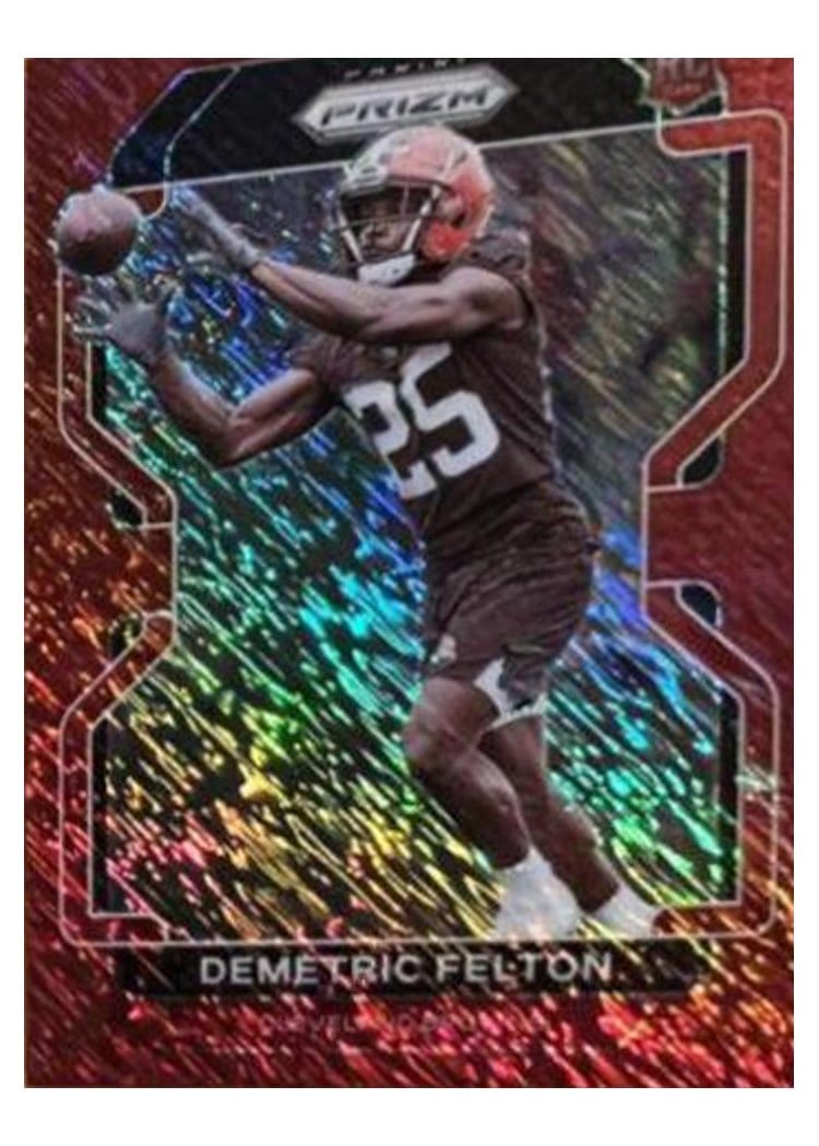 2021 Panini Prizm Base Set Demetric Felton #411 card