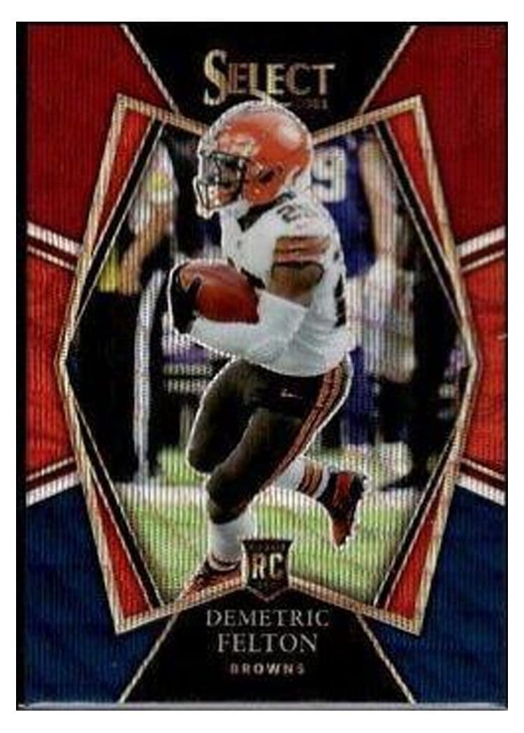 2021 Panini Select Base Set Demetric Felton Tri Color #197 card
