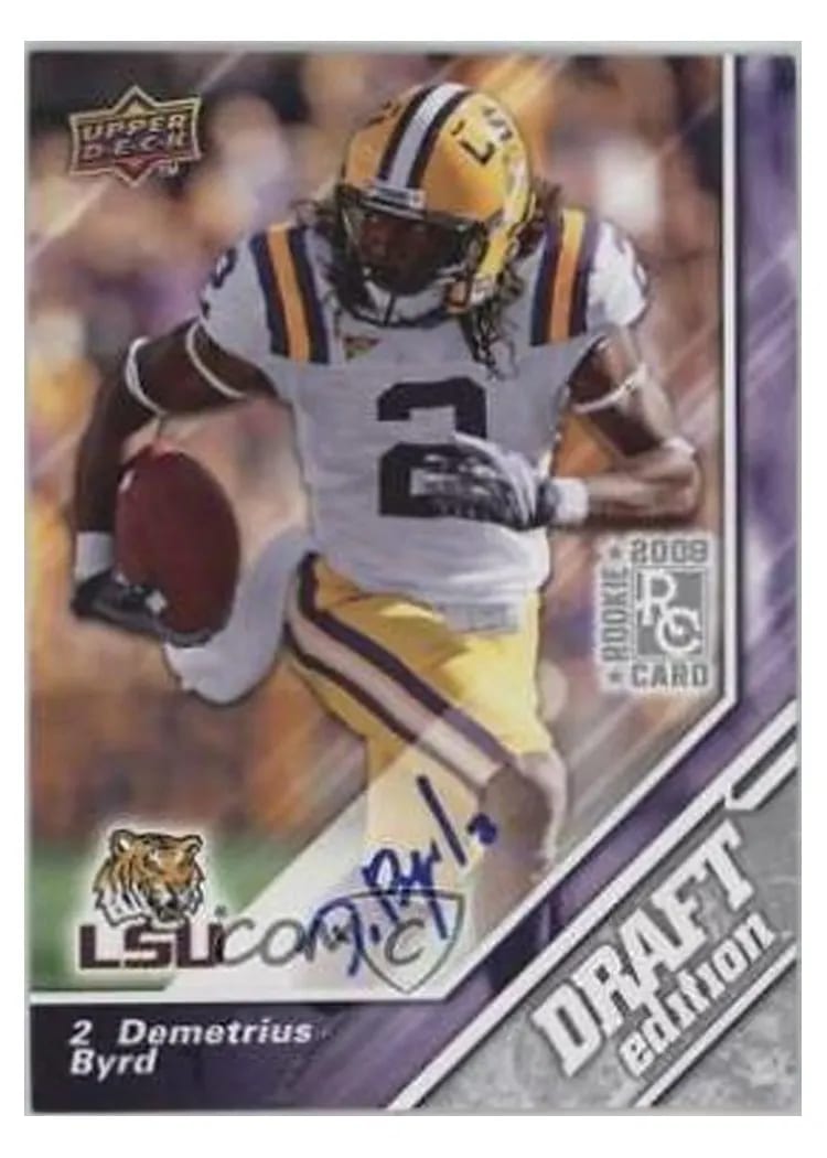 2009 Upper Deck Draft Edition Demetrius Byrd #87 card