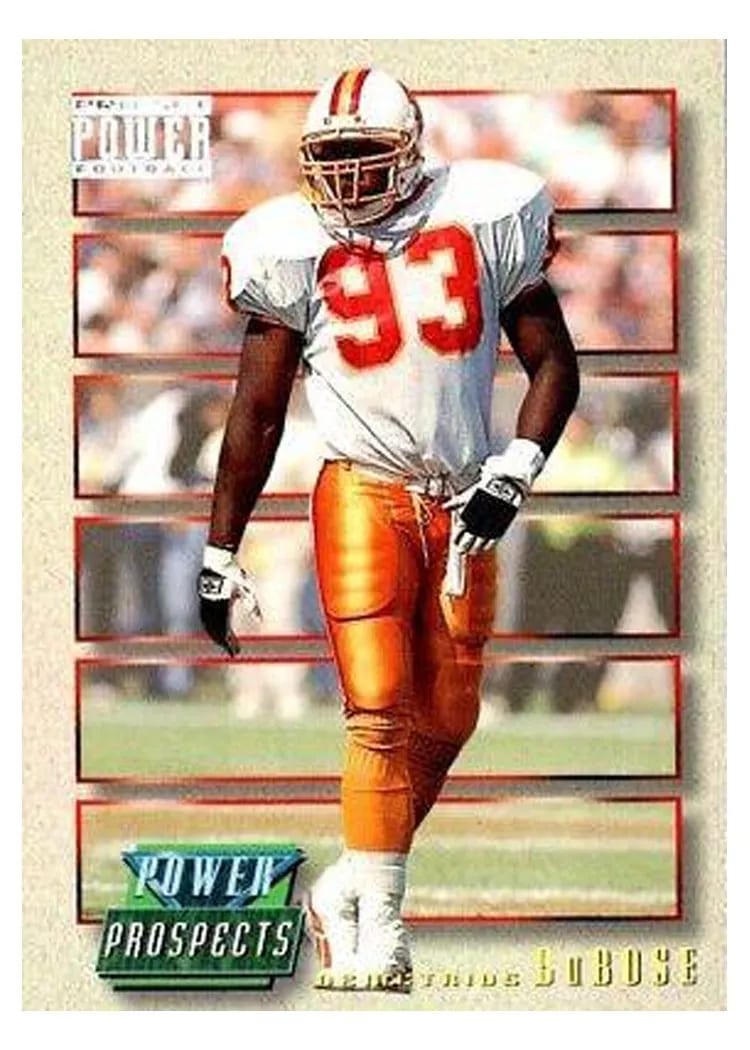 1993 Pro Set Power Update Prospects Demetrius DuBose #PP31 card