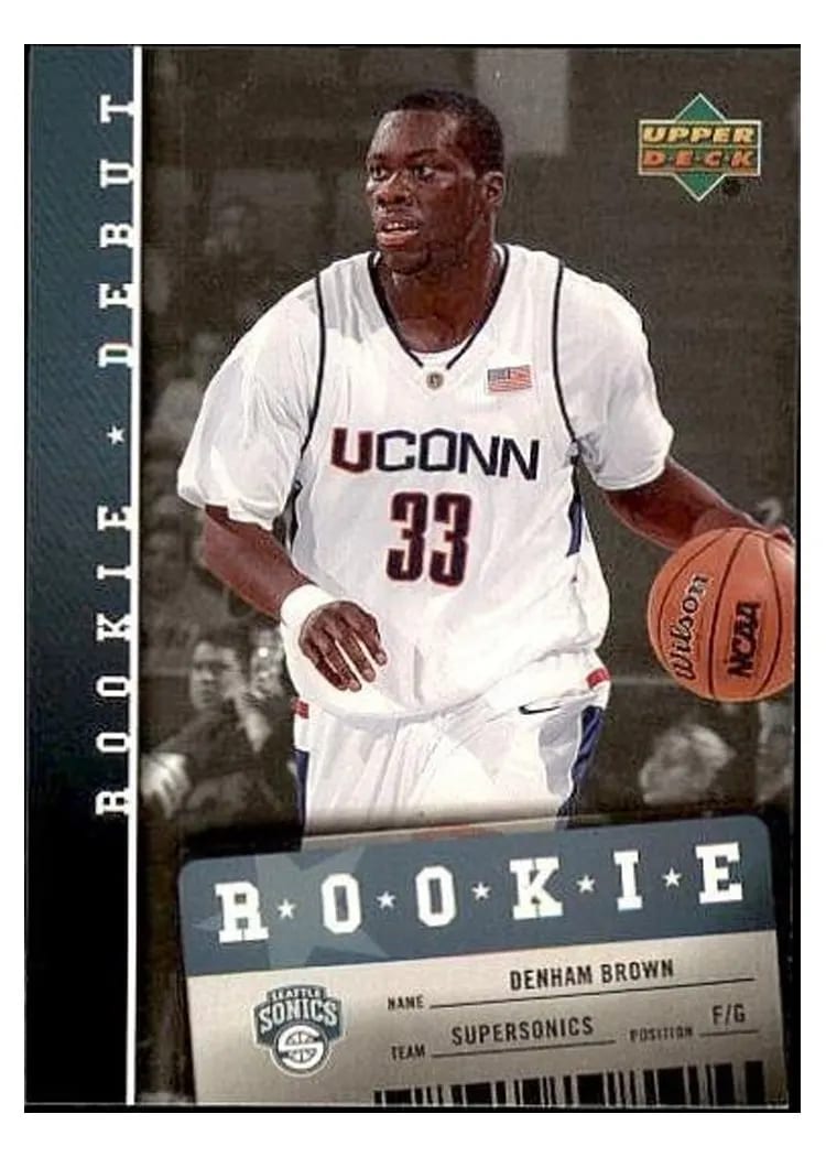 2006 Upper Deck Rookie Debut Denham Brown #138 card