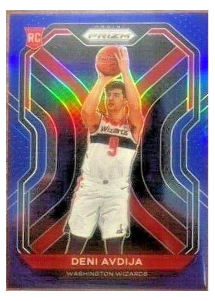 2020-21 Panini Prizm Base Set Deni Avdija #290 card