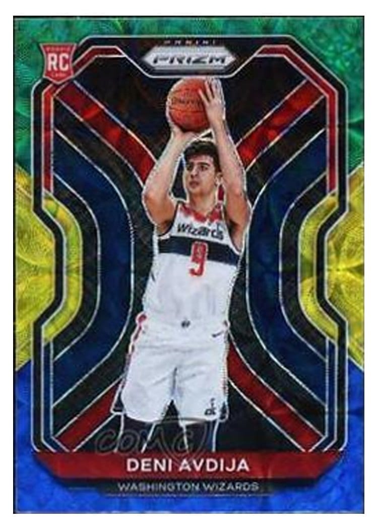 2020-21 Panini Prizm Base Set Deni Avdija #290 card
