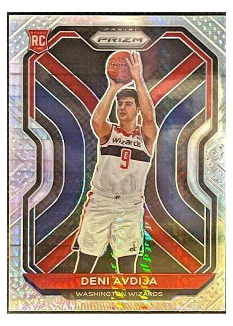 2020-21 Panini Prizm Base Set Deni Avdija #290 card
