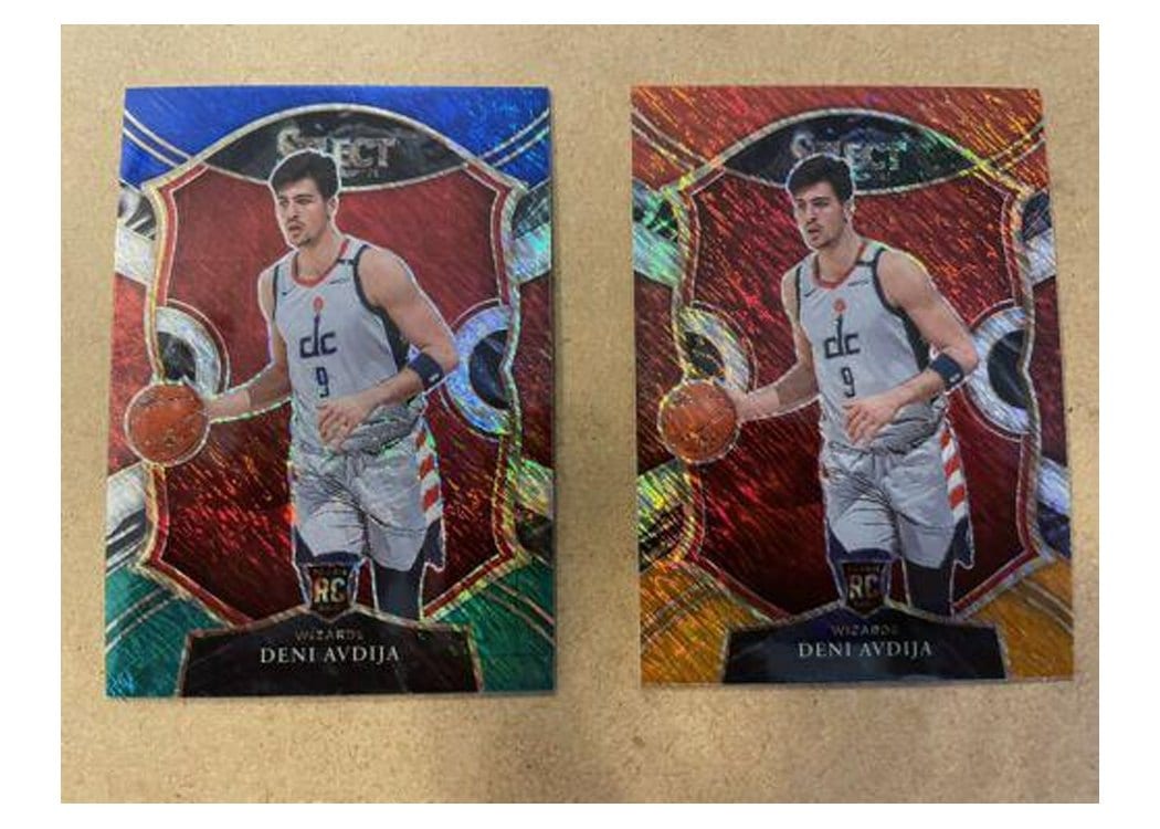 2020-21 Panini Select Base Set Deni Avdija #69 card