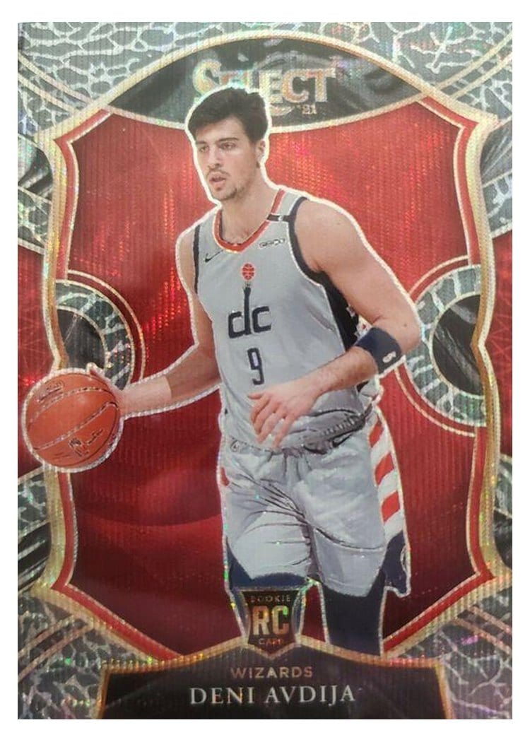 2020-21 Panini Select Base Set Deni Avdija #69 card