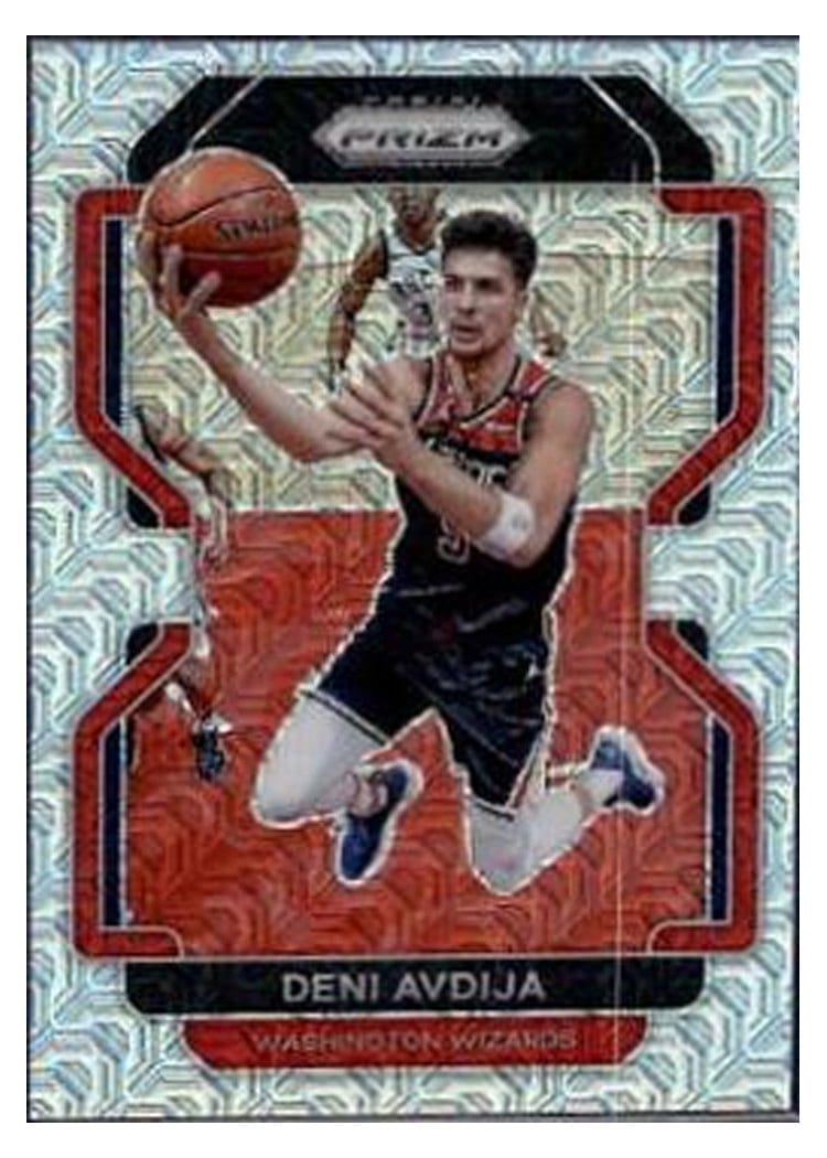 2021-22 Panini Prizm Base Set Deni Avdija Mojo Prizm #79 card