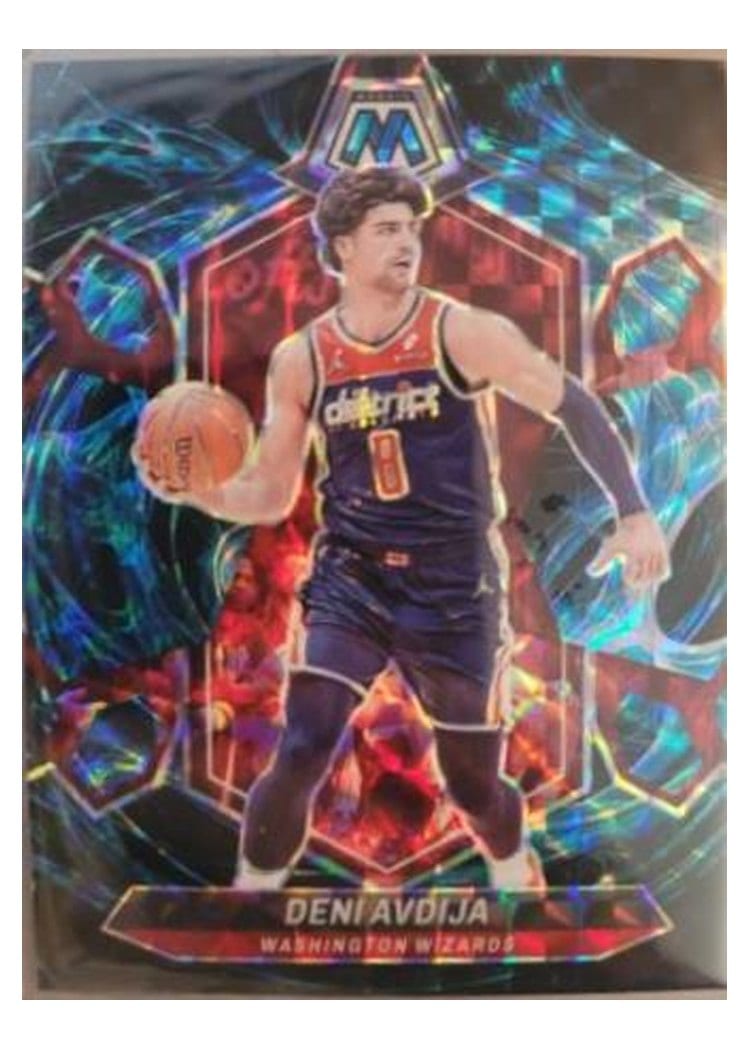 2023-24 Panini Mosaic Base Set Deni Avdija #60 card