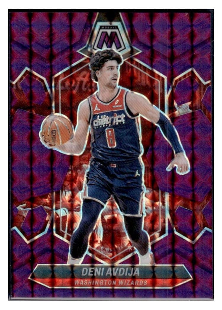 2023-24 Panini Mosaic Base Set Deni Avdija #60 card
