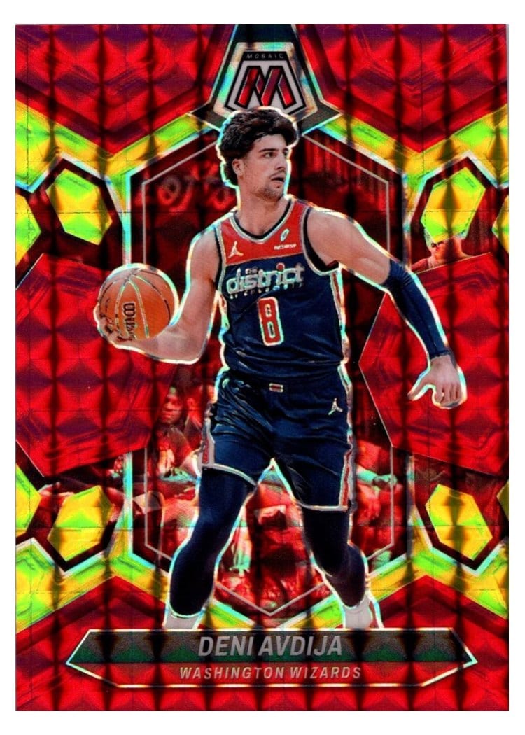 2023-24 Panini Mosaic Base Set Deni Avdija #60 card