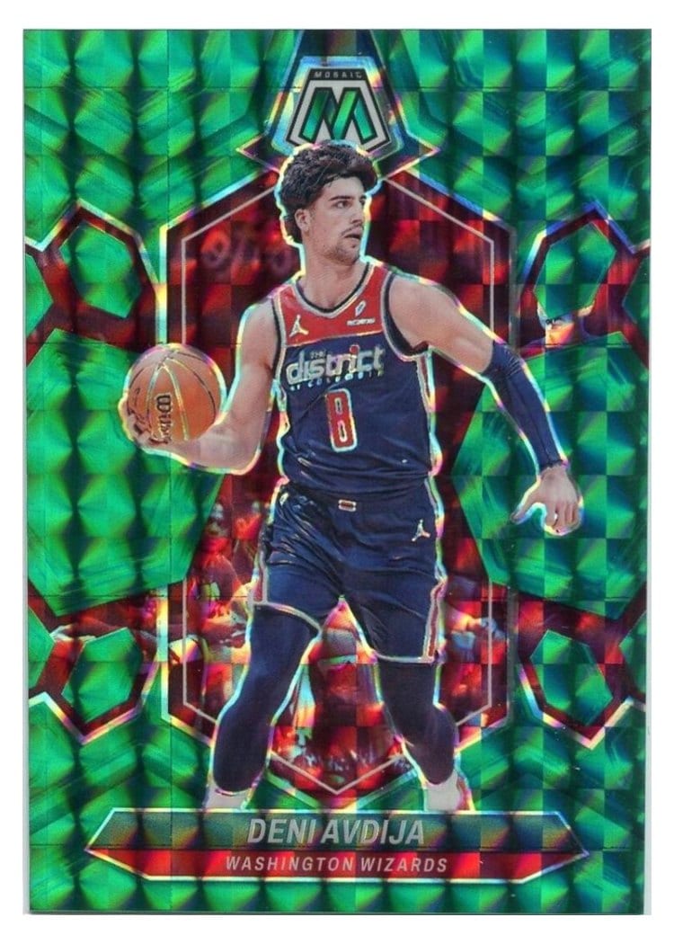 2023-24 Panini Mosaic Base Set Deni Avdija #60 card