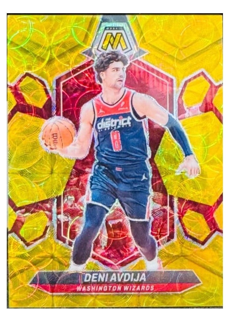 2023-24 Panini Mosaic Base Set Deni Avdija #60 card