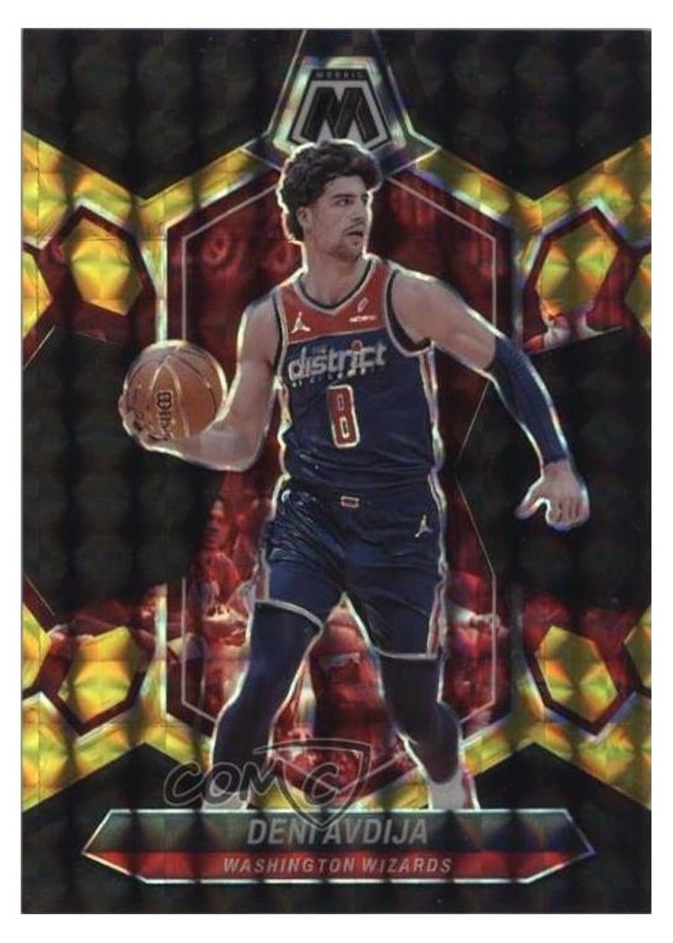 2023-24 Panini Mosaic Base Set Deni Avdija #60 card